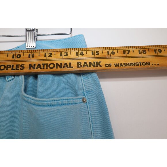 Topshop Womens Light Blue Denim Straight Leg Jeans UK 12 / US 30 With Side Slits - Picture 3 of 15